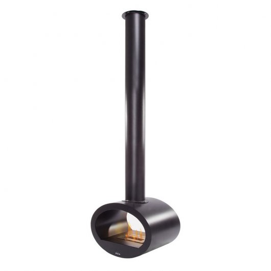 Purline Syke Lareira para Teto até 2.5kW Preto