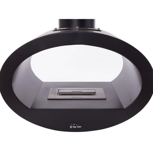 Purline Syke Lareira para Teto até 2.5kW Preto
