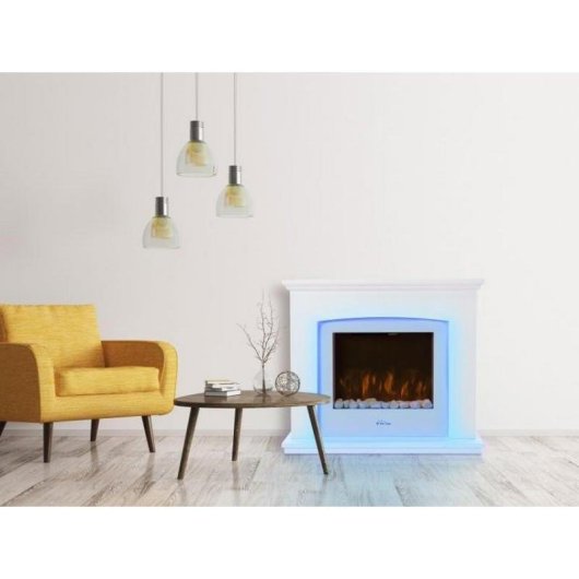 Purline CHE-600 Chimenea Eléctrica de Suelo 2000W