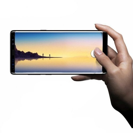 Avizar Protector de Pantalla de Cristal Templado Ultrafino Bordes Negros para Samsung Note 8