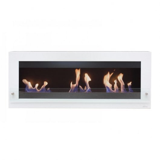 Purline Melibea Biochimenea Mural Hasta 6kW Blanco/Negro
