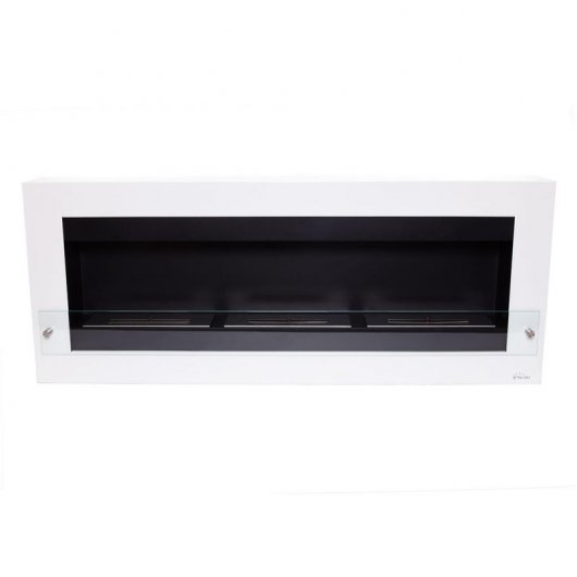 Purline Melibea Biochimenea Mural Hasta 6kW Blanco/Negro
