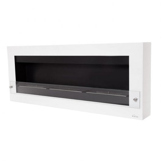 Purline Melibea Biochimenea Mural Hasta 6kW Blanco/Negro