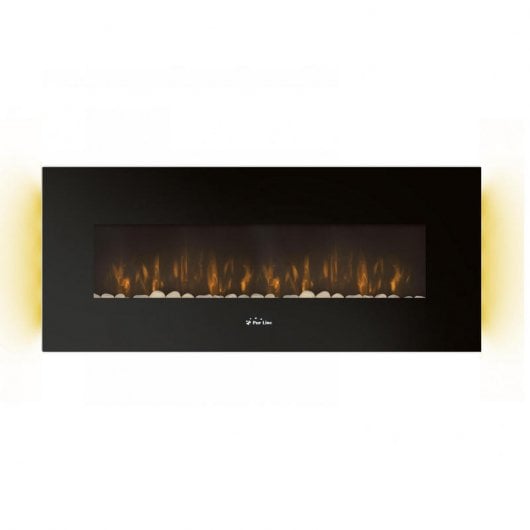 Purline CHE-500 Chimenea Eléctrica Mural Panorámica con LED Colores 2000W