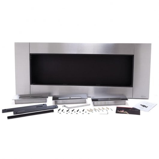 Purline Zeus Biochimenea Mural Hasta 6kW Acero Inoxidable