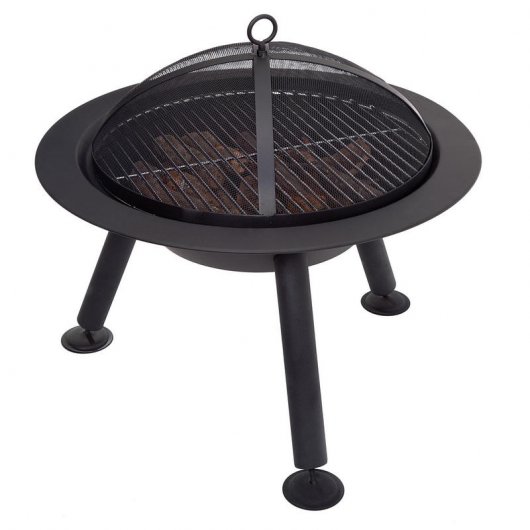 Purline EFP4 Parrilla Barbeque Braseiro Exterior de Lenha com Tampa