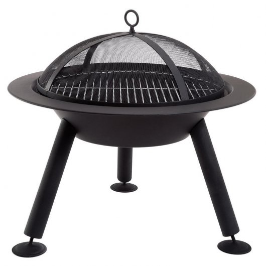 Purline EFP4 Parrilla Barbeque Braseiro Exterior de Lenha com Tampa