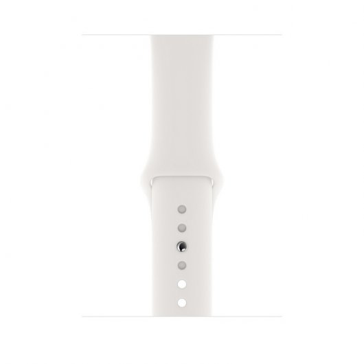 Apple Watch Series 5 GPS 40mm + Cellular Aço Inoxidável Prateado com Bracelete Desportiva Branca