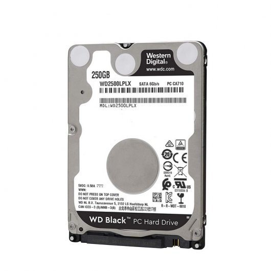 Western Digital Black disco rigido interno 250 GB 7200 Giri/min 32 MB 2.5" Serial ATA III