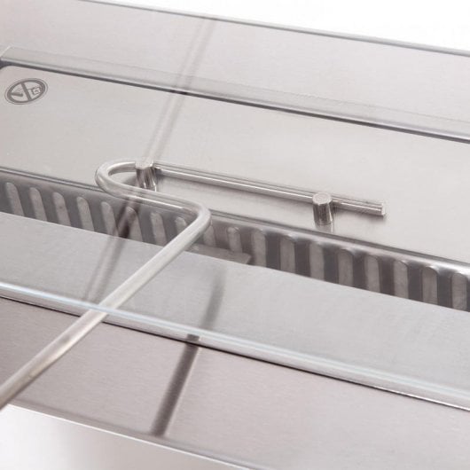 Purline Styx Lareira Modular de Chão Hasta 2.5kW Branco