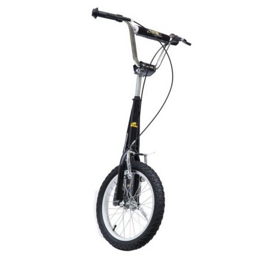 HomCom Patinete Scooter Monopatín con Manillar para Niños Negro