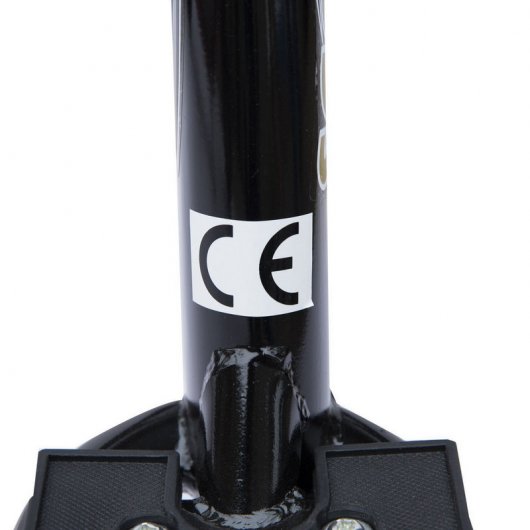 HomCom Scooter Patinete con 2 Ruedas Manillar Ajustable Negro