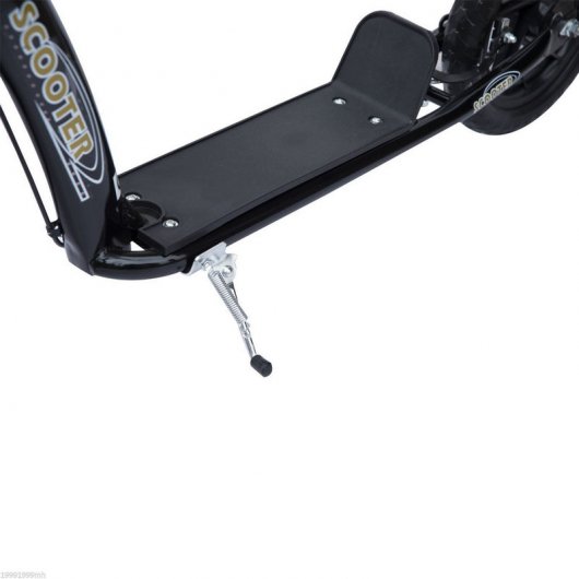 HomCom Scooter Patinete con 2 Ruedas Manillar Ajustable Negro