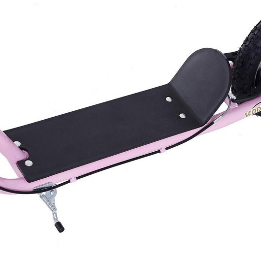 HomCom Scooter Patinete con 2 Ruedas Frenos y Caballete Rosa