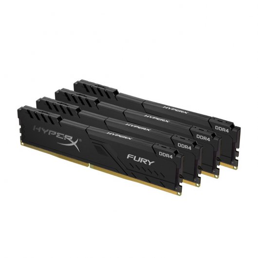 Kingston HyperX Fury Black 64GB DDR4 3000Mhz PC-24000 (4x16GB) CL15