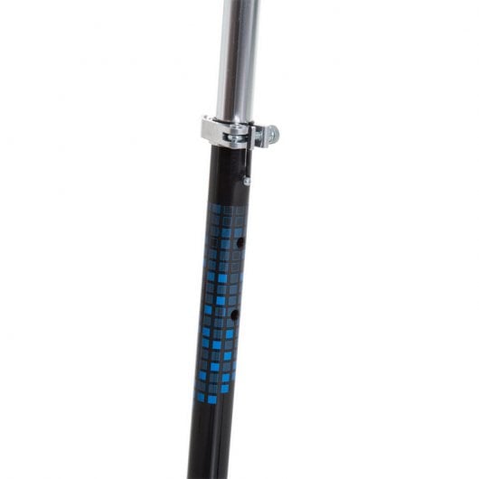HomCom Scooter Patinete Plegable Manillar Ajustable Aluminio Blanco/Azul