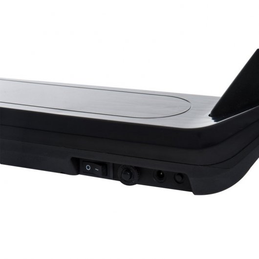 HomCom Scooter Eléctrico Patinete Monopatín con Manillar Ajustable y Doble Freno Negro