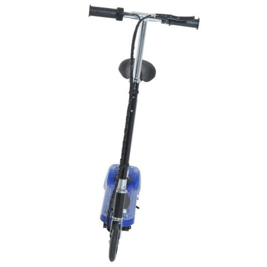HomCom Scooter Trotinete Eléctrica Dobrável com Volante e Assento Ajustáveis Azul