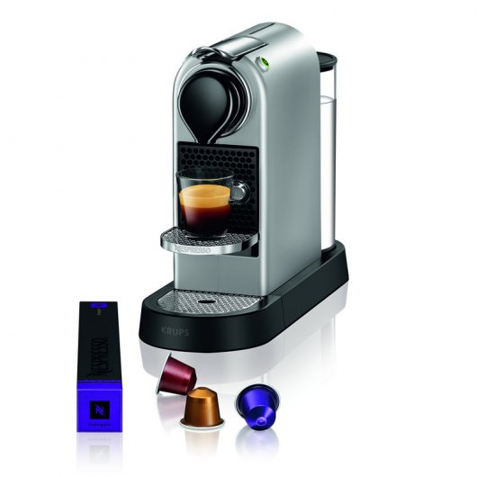 Krups Nespresso CitiZ Cafetera de Cápsulas Plata