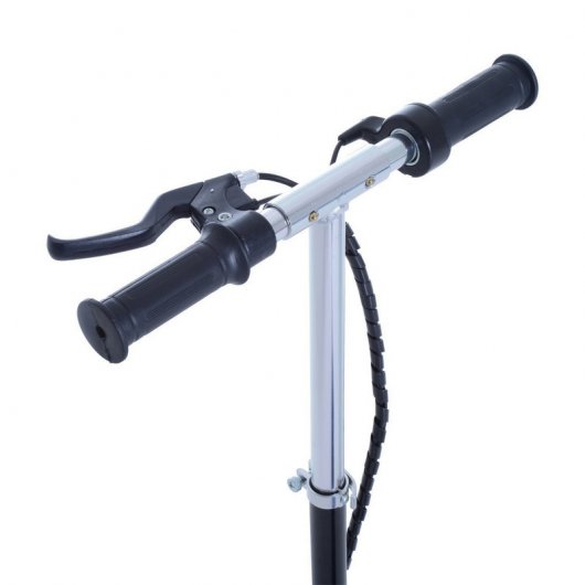 HomCom Scooter Trotinete Eléctrica Dobrável com LED Azul