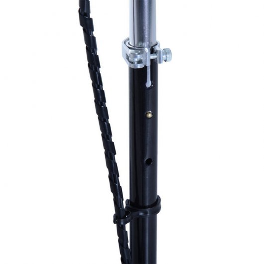 HomCom Scooter Trotinete Eléctrica Dobrável com LED Azul