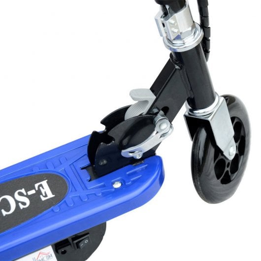 HomCom Scooter Patinete Eléctrico Plegable con Manillar Ajustable Azul