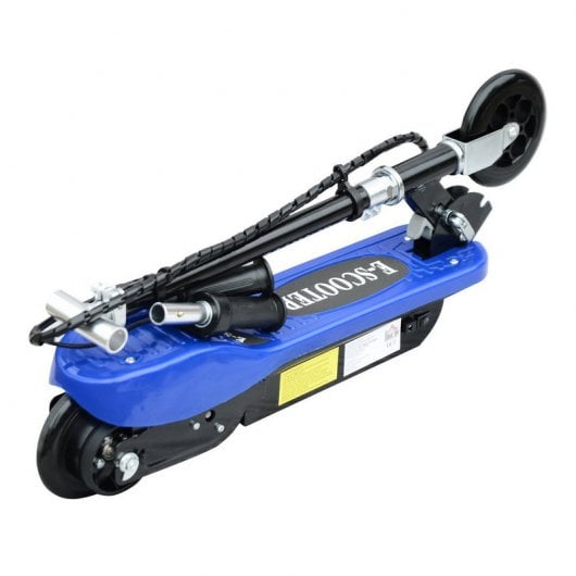 HomCom Scooter Patinete Eléctrico Plegable con Manillar Ajustable Azul