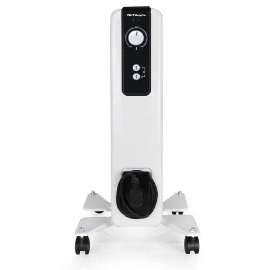 Radiateur à Huile Orbegozo RH 1500 1500W 7 Éléments Roulette Poignée Compact