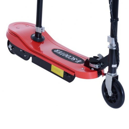 HomCom Scooter Trotinete Eléctrico com LED Vermelho