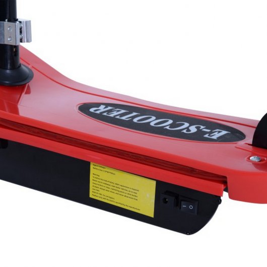 HomCom Scooter Trotinete Eléctrico com LED Vermelho