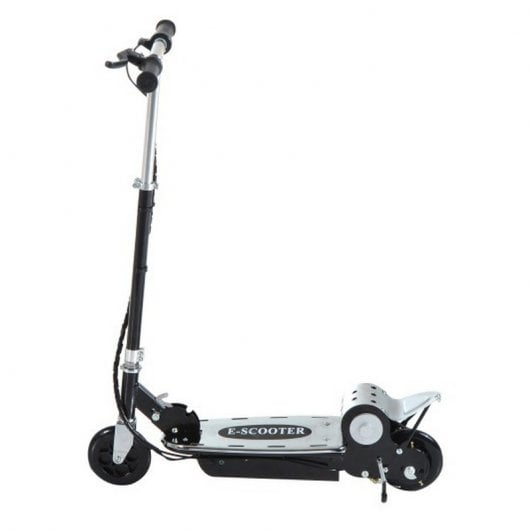 HomCom Scooter Patinete Eléctrico Plegable con Manillar Negro/Plata