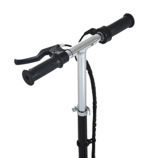 HomCom Scooter Patinete Eléctrico Plegable con Manillar Negro/Plata