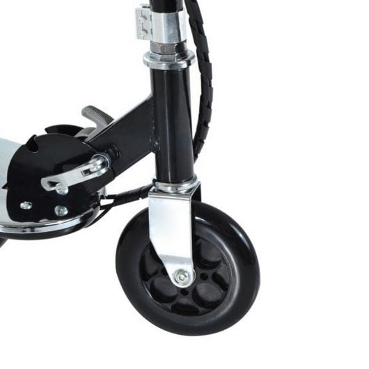 HomCom Scooter Patinete Eléctrico Plegable con Manillar Negro/Plata
