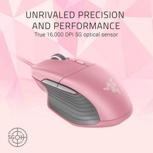Razer Basilisk Ratón Gaming 16000 DPI Rosa
