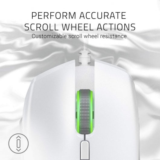 Razer Basilisk Ratón Gaming 16000 DPI Blanco