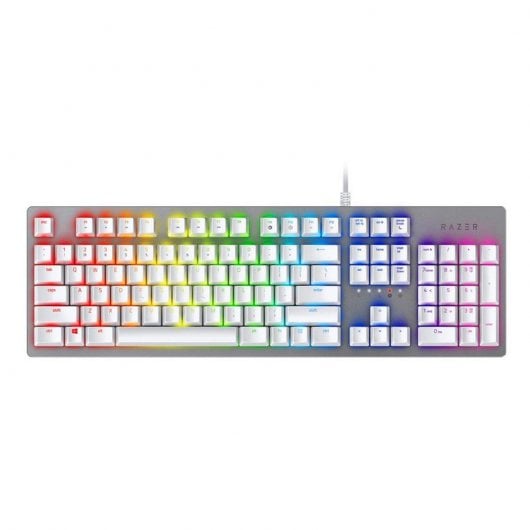 Razer Huntsman Mercury Teclado Mecánico Gaming Retroiluminado Inglés USA