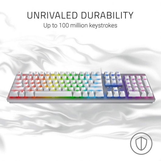 Razer Huntsman Mercury Teclado Mecánico Gaming Retroiluminado Inglés USA