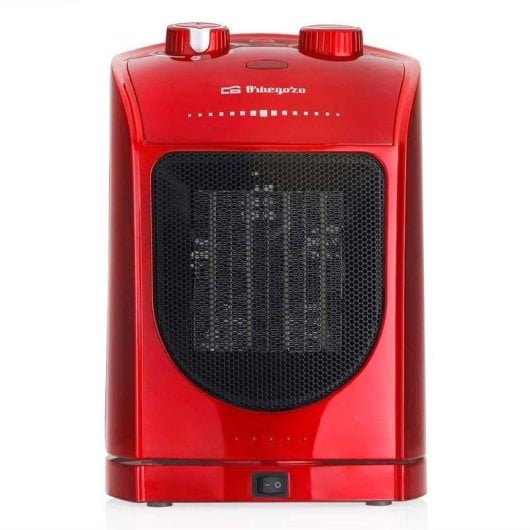 Riscaldatore ceramico Orbegozo CR 5036 1800W oscillante compatto rosso