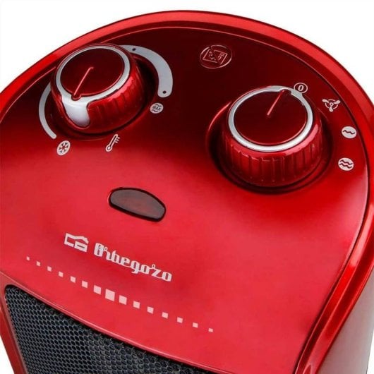 Riscaldatore ceramico Orbegozo CR 5036 1800W oscillante compatto rosso