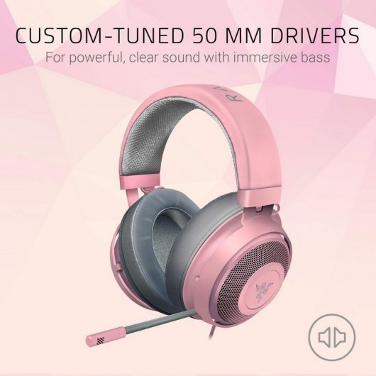 Razer Kraken Quartz Auscultadores Gaming