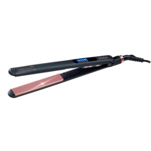 Prancha de Cabelo Cerâmica Profissional Daga HS-60 230ºC 6 Definições Desligamento Automático Visor LED