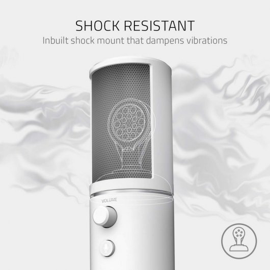 Microphone à condensateur Razer Seiren X Mercury pour le streaming