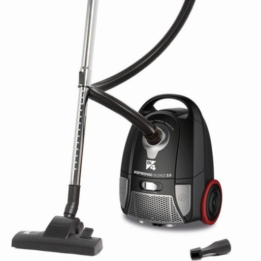 Aspirapolvere con Sacco Di4 Aspirovac Silence 3.0 800W Filtro HEPA 3L Ultra Silenzioso