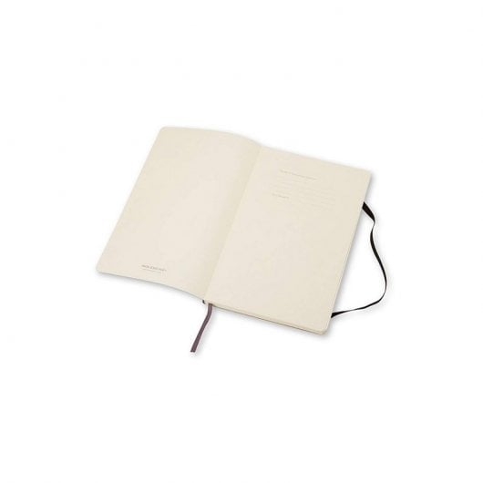 Moleskine Carnet Carnet 192 Feuilles Pages Lisses Couverture Souple Noir