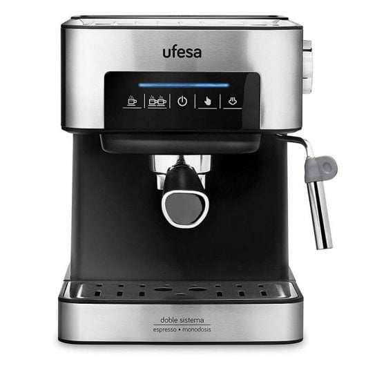 Ufesa CE7255 Cafetera Espress con Panel Táctil 1.6L 850W Negro/Inox