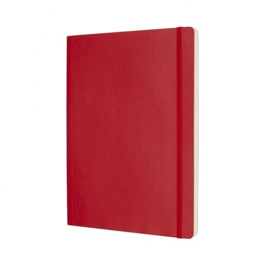 Carnet Moleskine Classic Extra Large 192 feuilles pages simples couverture souple rouge