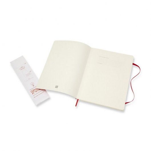 Carnet Moleskine Classic Extra Large 192 feuilles pages simples couverture souple rouge