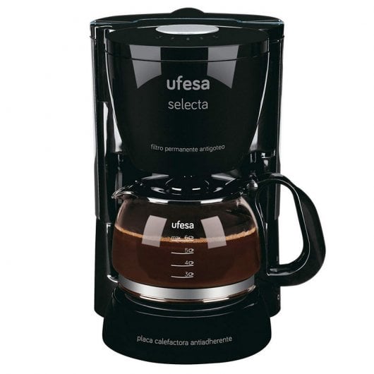Ufesa CG7212 Selecta Cafetera de Goteo 6 Tazas 0.65L 600W Negro