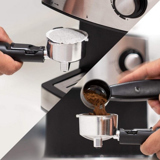 Ufesa CE7240 Cafetera Express 20 Bares 1.6L 850W Negro/Inox