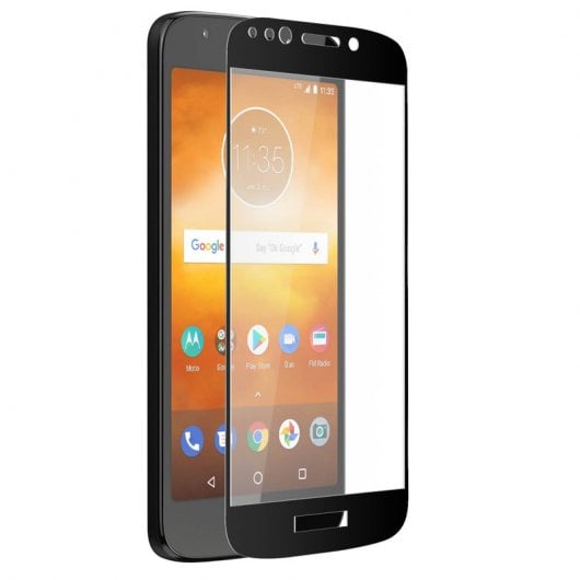 Avizar Protector de Pantalla de Cristal Templado Ultrafino Bordes Negros para Motorola Moto E5 Play